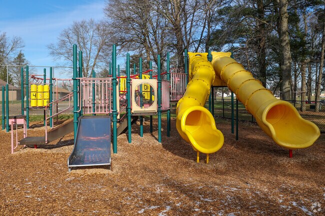Enjoy a sunny afternoon at Memorial Park's playground, in Grove City.