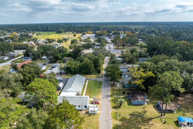 Springhill homes often feature spacious yards for outdoor activities.