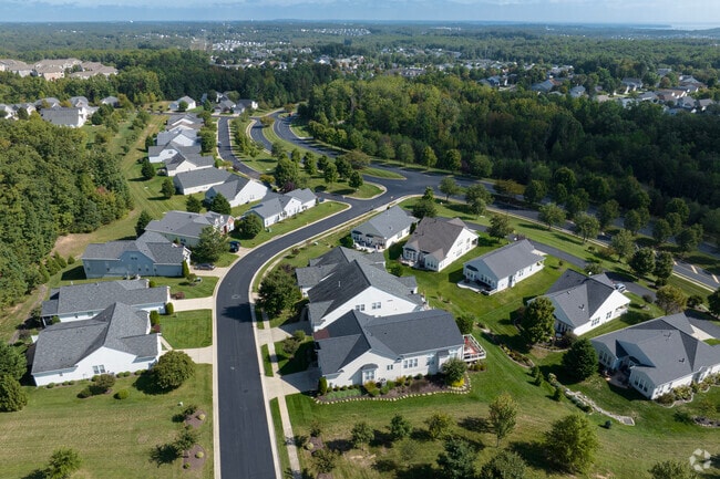 Bird's Eye View of homes in the Four Seasons neighborhood.