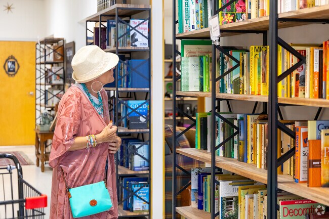 Residents of Maple Hills shop at Mission Thrift where 100% of the profits are donated.