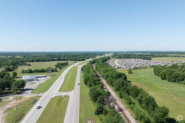 Verdigris sits along Historic Route 66 between Catoosa and Claremore.