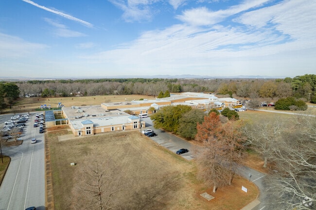 The sideview of West View Elementary School