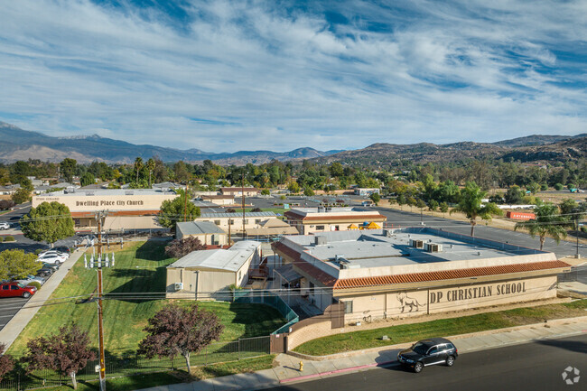 A bird’s eye view of DP Christian School in Hemet.