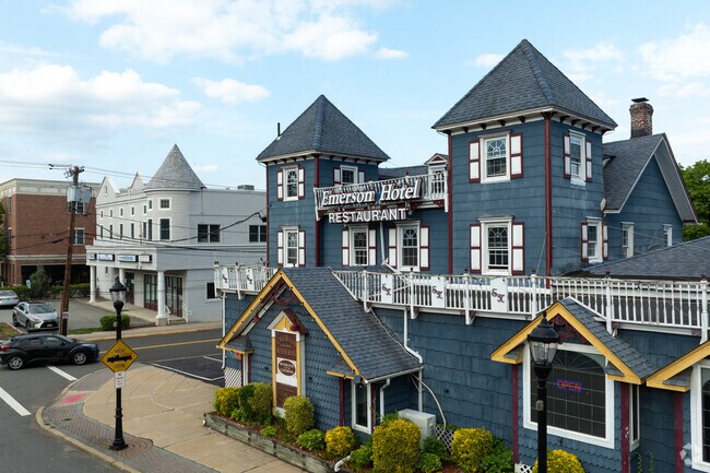 The Emerson Hotel Restaurant has stood by the train tracks since 1872