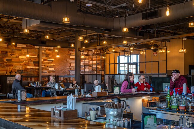 Seymour Township residents enjoy the upstairs bar at 44 North Gastropub.