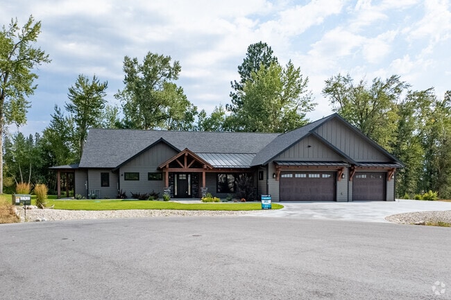 Most homes at Evaro are concentrated on quiet rural streets that branch off Route 93.