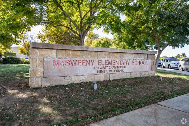 Students are excited to learn at McSweeny Elementary School in Hemet.