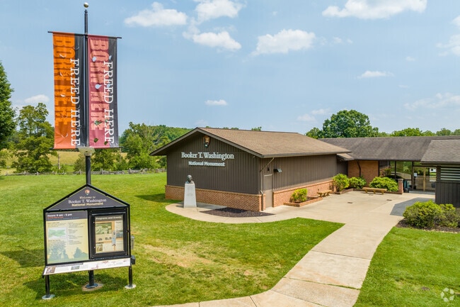 Visit the Booker T. Washington Memorial near Union Hall and learn about a piece of history.