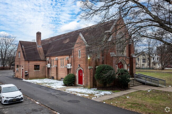 The view from the street of Messiah Lutheran School, Plainfield, NJ.