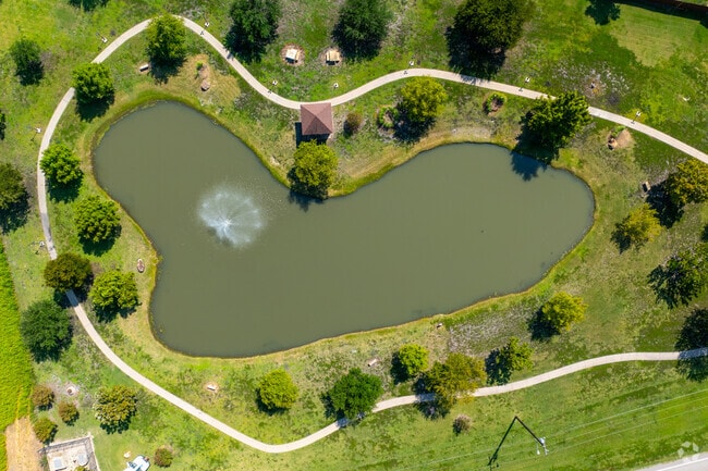 Take a stroll around the lake at Josephine Park.