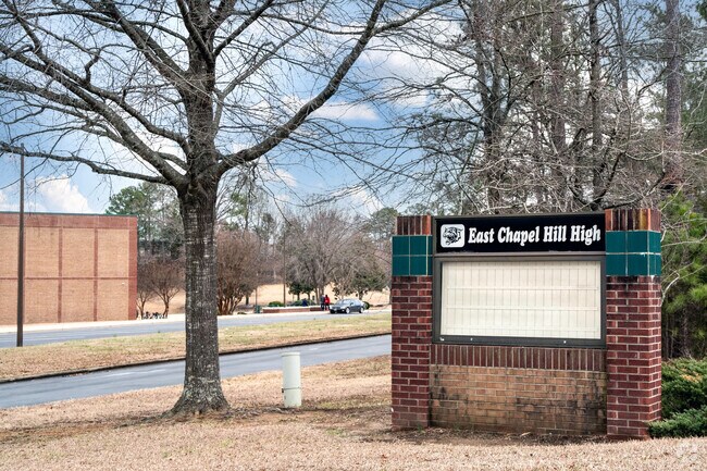 East Chapel Hill High School is part of the Orange County School system near Downtown Chapel Hill.