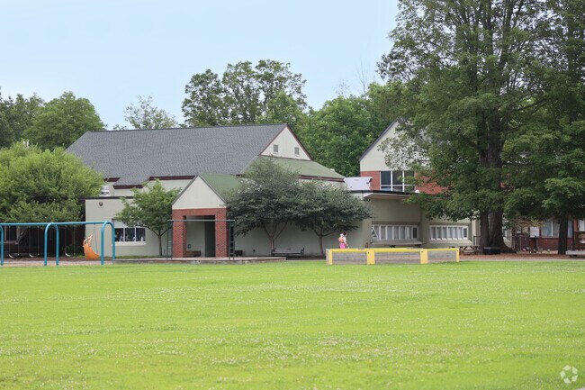 Marion W. Cross School is located in the center of town in Norwich