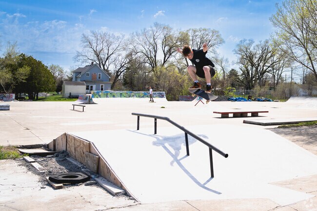 DIY Skatepark in The Lagrange Neighborhood of Toledo is the place to try out your new tricks.