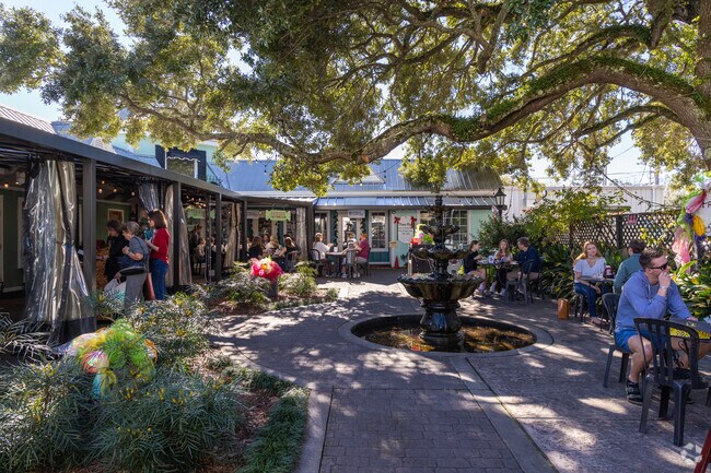 Enjoy the French Quarter, a little retreat in the heart of Fairhope.