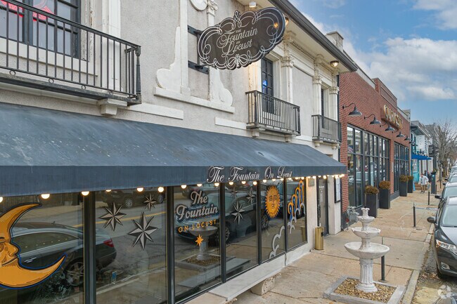 The Fountain on Locust is known for their signature ice cream martinis.