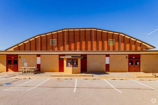 Here is the Gym of Luther Middle School