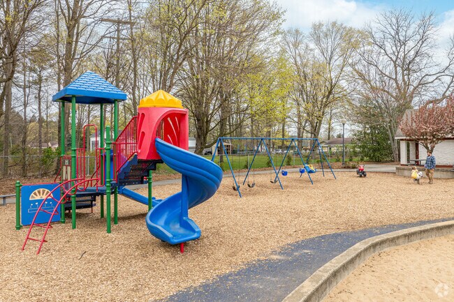 Neighborhood kids love the playground at Allendale Community Park.