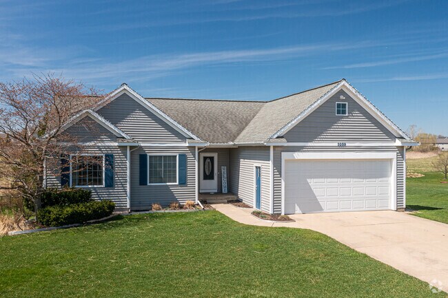 New ranch-style homes can be found in Jamestown, sitting on roomy lots.