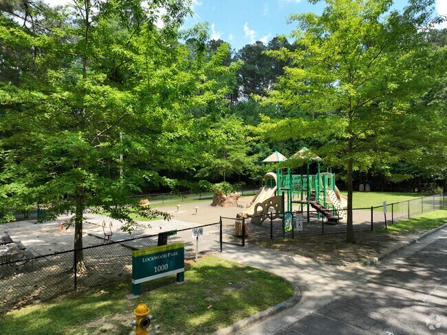 Children in King Charles can enjoy playing on the playground at Lockwood Park.