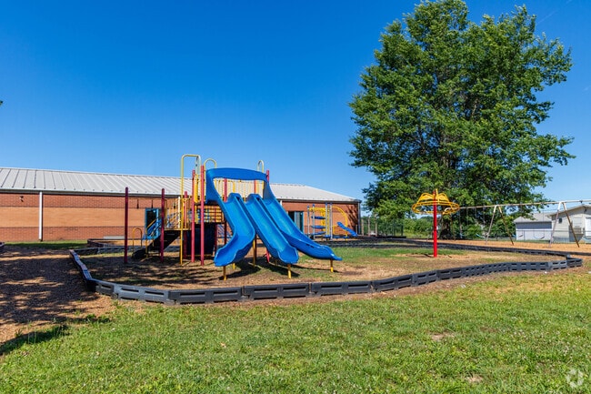 Hazelwood Elementary School has playground areas for students to enjoy.