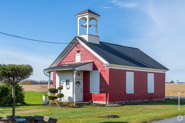 Historic schoolhouses dot the landscape of farmland in Maxatawny.