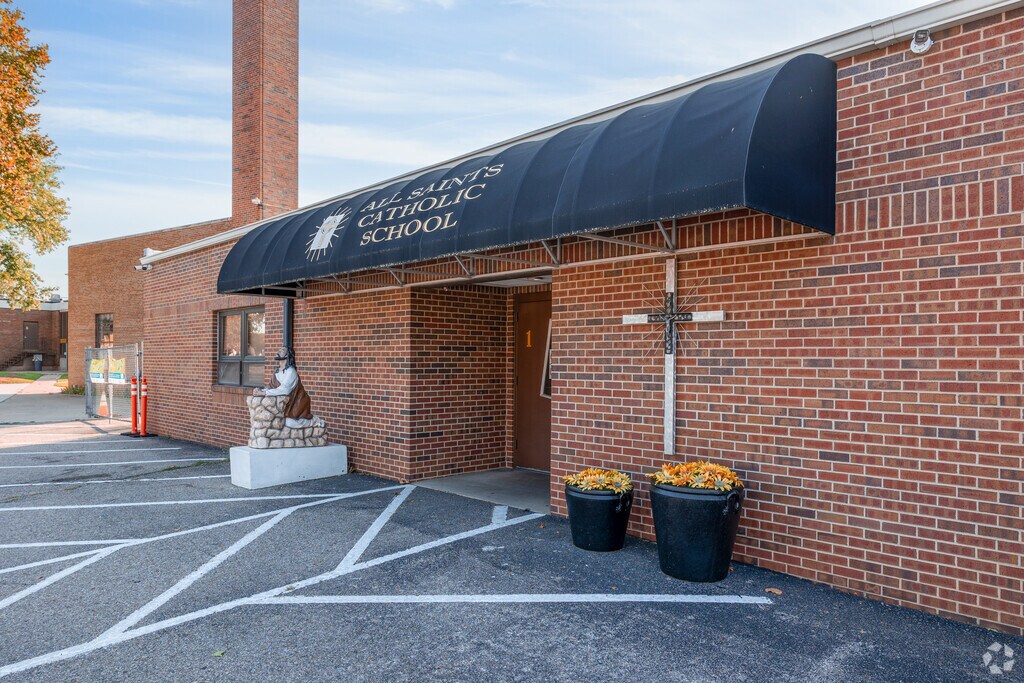 Kids can attend All Saints Catholic Elementary School for a faith based education.