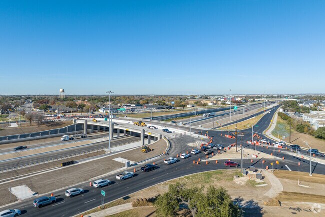 Interstate 35 is the vital link connecting Georgetown to Austin, Texas, bustling with travel.