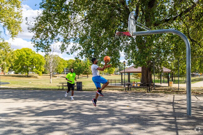 Shoot some hoops at Lafayette Park.