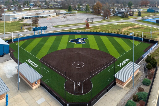 Charlestown Senior High School has a new softball facility for its students.