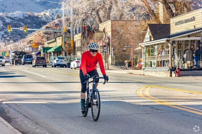 Morrison is home to many bike trails, so you'll often see them on the roads here.