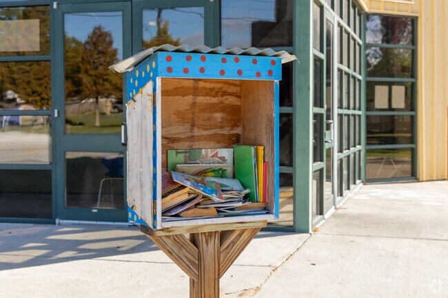 You'll find tiny libraries sporadically around the Arnould Heights, Lafayette area.