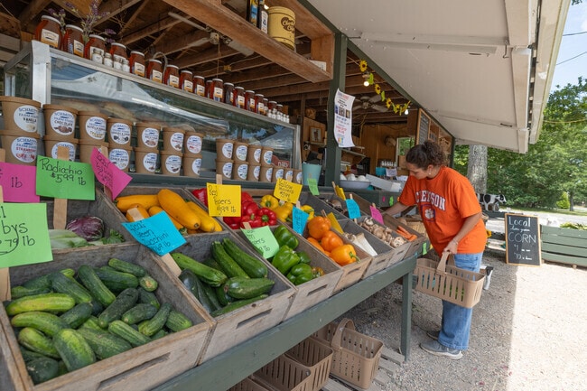 The Farmers Market Farm Stand sells local goods and produce in Remsenburg Speonk.