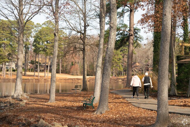 Serene Brandermill trail along the Swift Creek Reservoir.