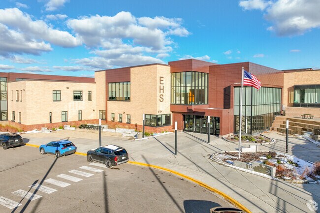 Students from Interlachen Park complete their primary education at Edina High School.