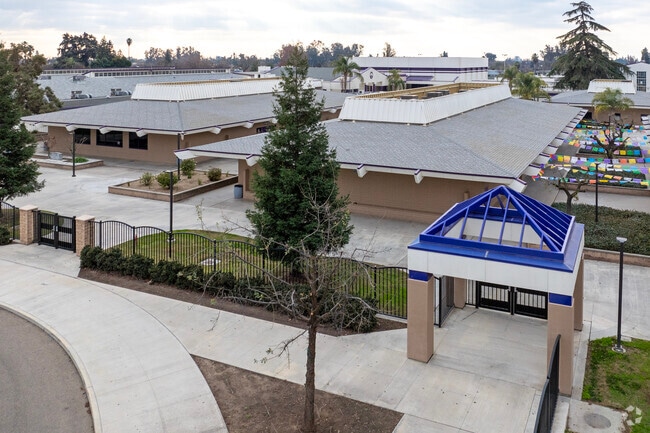 The entrance to Washington High School in Easton.