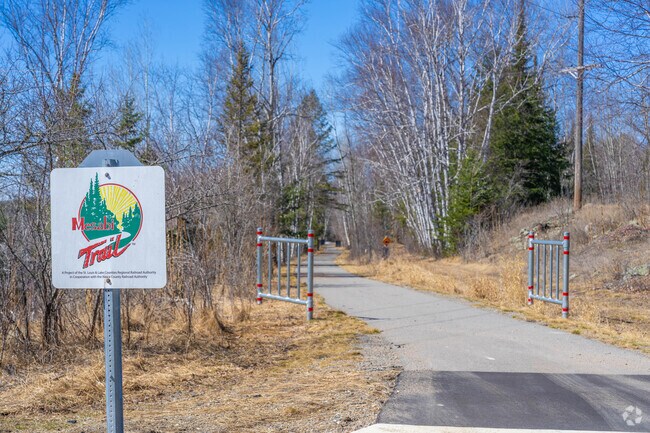 The Mesabi Trail is a 132 mile paved bicycle trail running from Grand Rapids, Minnesota to Ely, Minnesota.
