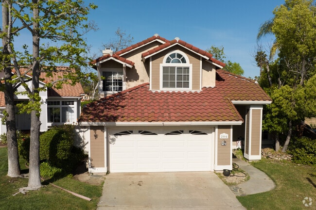 Mediterranean and Spanish-style homes are popular in Vineyard, Escondido, California.