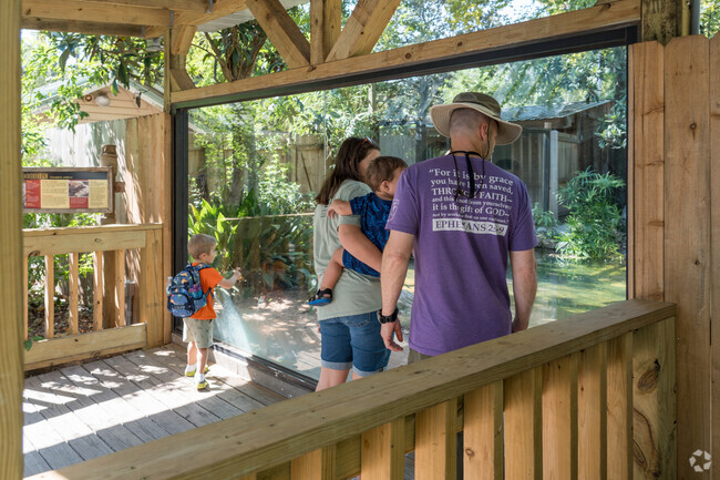 The Alexandria Zoo is only a short drive away and is a local hotspot for families.
