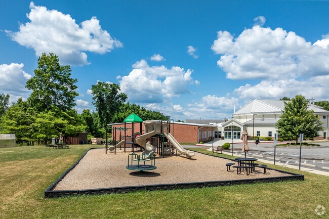 Students at Robinson Township Christian School have a nice playground to expend their energy.