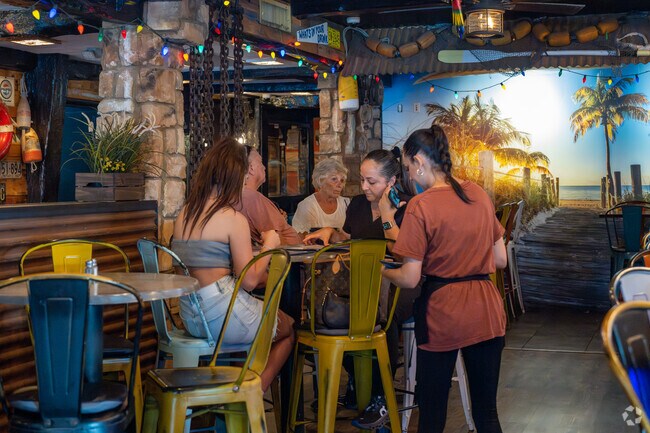 Enjoy some fish and chips at The Chair.