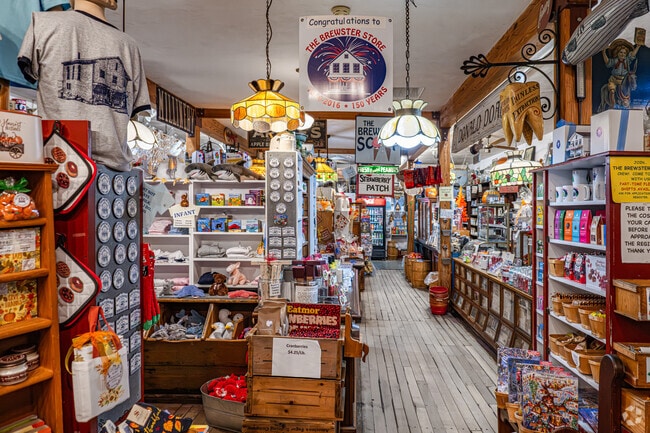 Shoppers find unique gifts and treats at the Brewster Store.