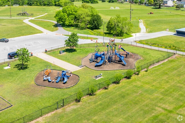 Camp Jordan Park in Brainerd Hills has several playgrounds for the kids.
