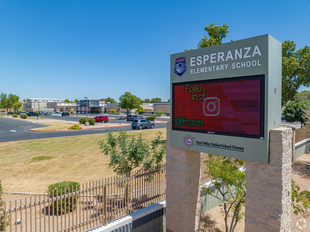 Esperanza Elementary School is part of the Deer Valley Unified School District.