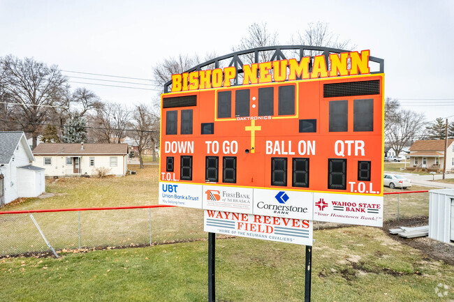Bishop Neumann Jr/Sr Catholic High School allows students to participate in a verity athletics.