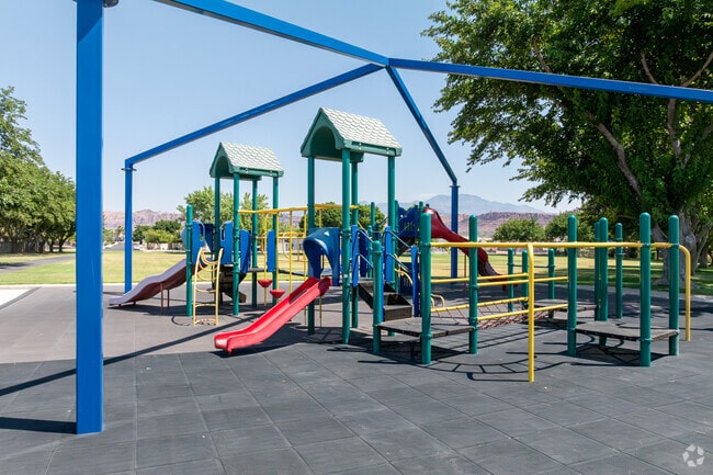 A variety of play scapes are available for Santa Clara Elementary School students.