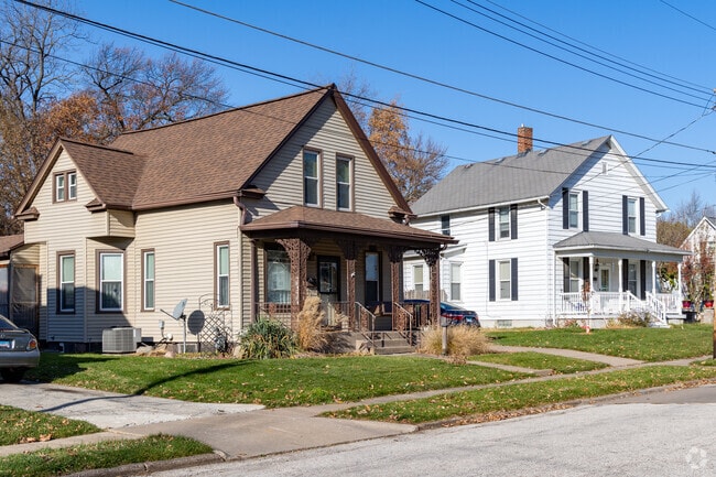 Classic two story designs and more are just some of the housing styles of Prospect Park.