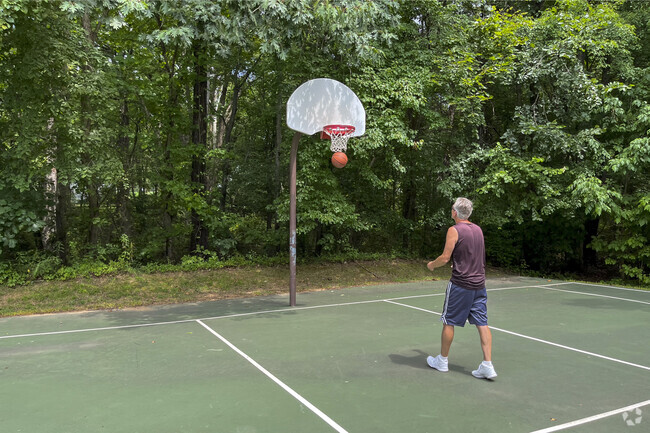 North Reston offers many courts to play on from tennis to basketball.