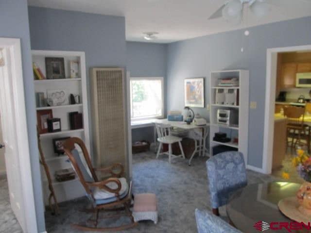 Office nook in living room 1.