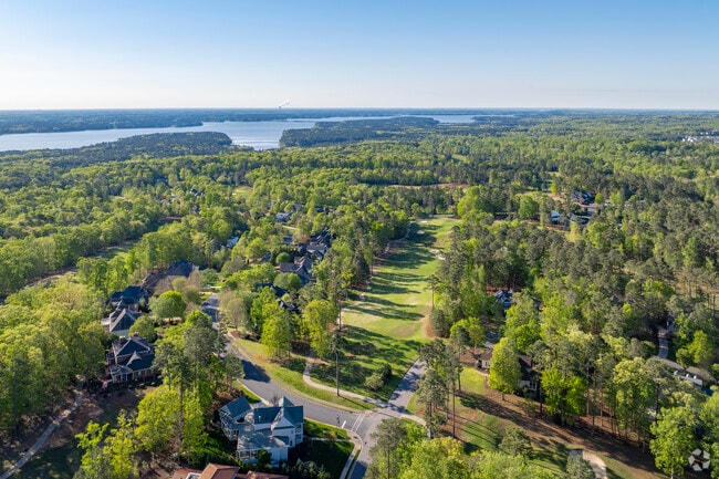 The Preserve at Jordan Lake is just off the shoreline from the massive and beautiful Jordan Lake.