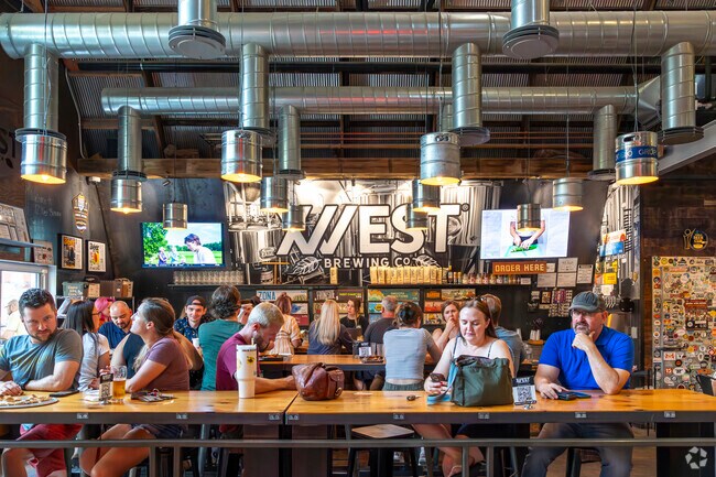 12 West Brewing hosts weekly trivia nights, giving Lyon’s Gate residents a reason to meetup.